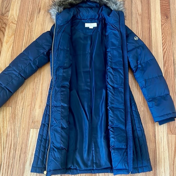 Michael Kors navy long puffer jacket women's
size XS - Picture 6 of 12
